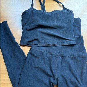Beyond Yoga Charcoal Activewear Set